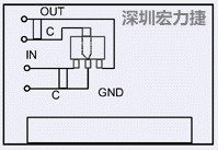 圖3：降壓電路的PCB設(shè)計(jì)示例。