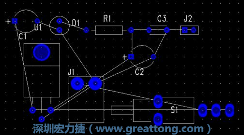 圖2 零件間使用預(yù)拉線連接