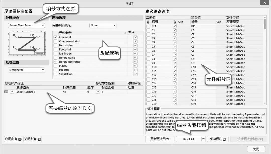 編號(hào)編輯對話框